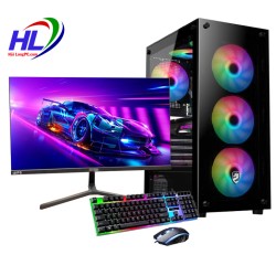 Bộ PC Core i3 12100F | 16G | SSD 240G | GTX 1660 | Màn 24 inh